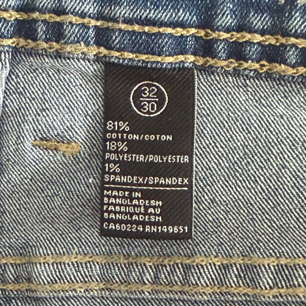 Buffalo David Bitton Evan-X Slim Straight Stretch Mens Jeans 32x30 - Picture 7 of 10